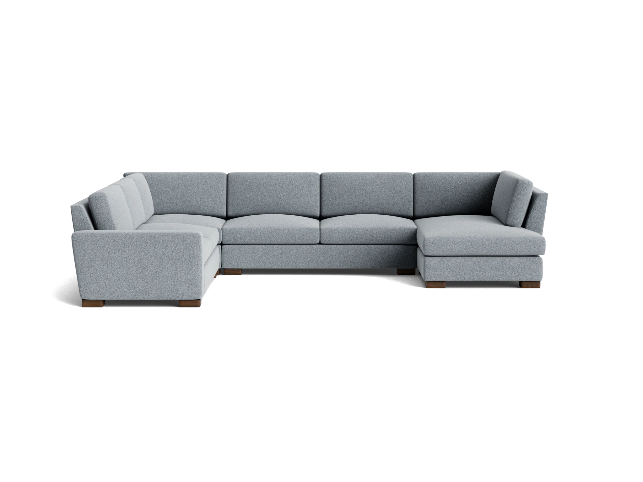 Anton U-Sofa Bumper Sectional (4 piece)
